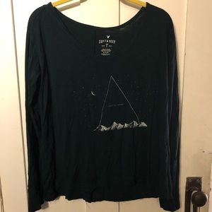 3/$15 tops!!  AEO Long Sleeve Tee
